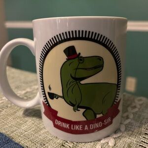 Drink Like A Dino-Sir Funny Dinosaur Mug
